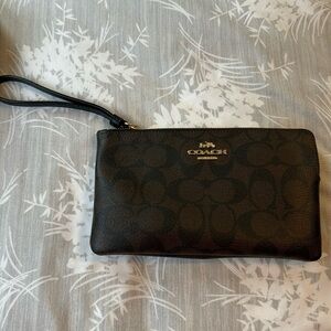 Coach Wristlet- brown